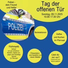 09.11.2025 Tag der Offenen Tür „Polizei – dein Freund und Helfer
