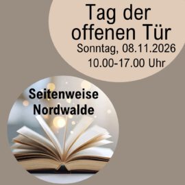 08.11.2026 Buchsonntag Seitenweise Nordwalde